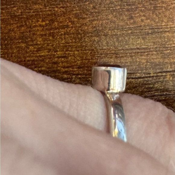 Pink Tourmaline 1.10 ct and Sterling Silver Bezel Set Ring Sz 6 NWOT - Picture 8 of 12